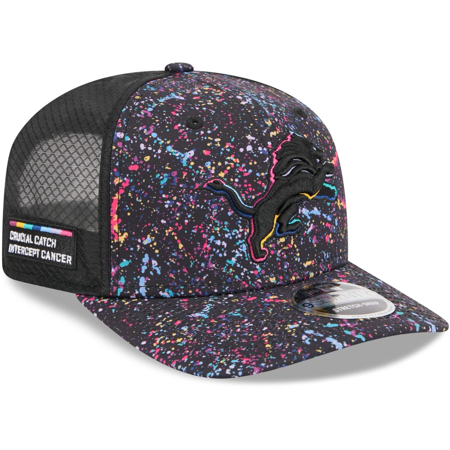 New Era Fleecemütze 9Seventy Stretch Trucker CRUCIAL Detroit Lions