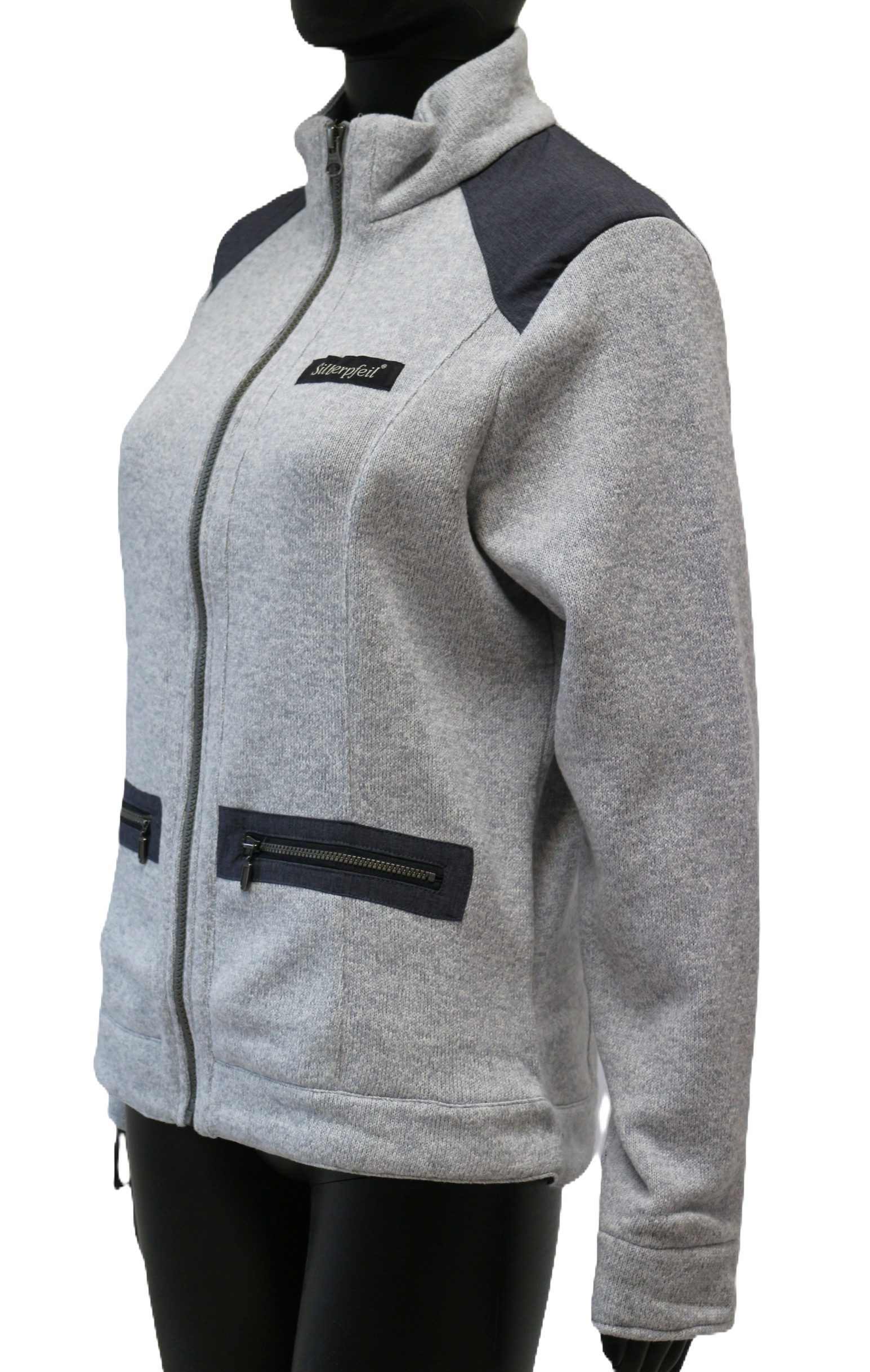 Silberpfeil Strickjacke Leichte und Moderne Damenstrickjacke aus hochwertigen Funktionsfasern