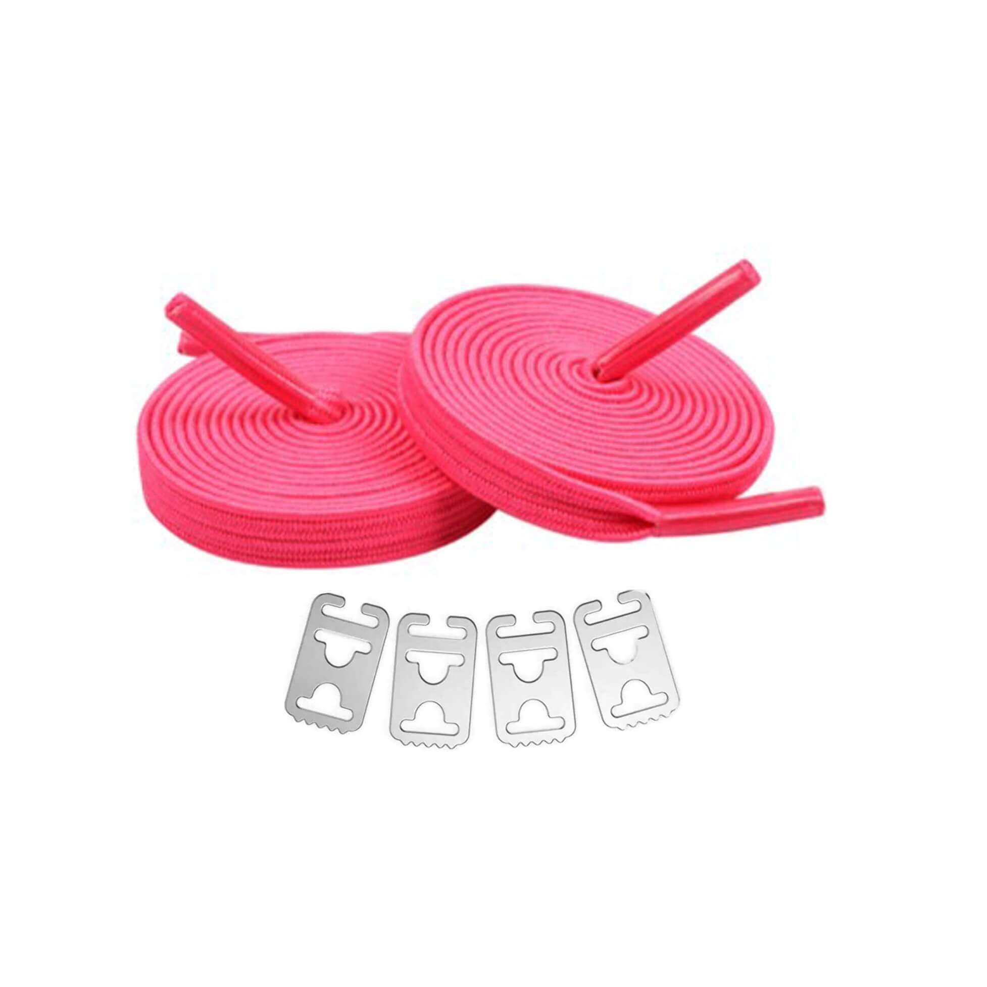 Schnürsenkel Elastische flache Schnürsenkel - Versteckte Anker