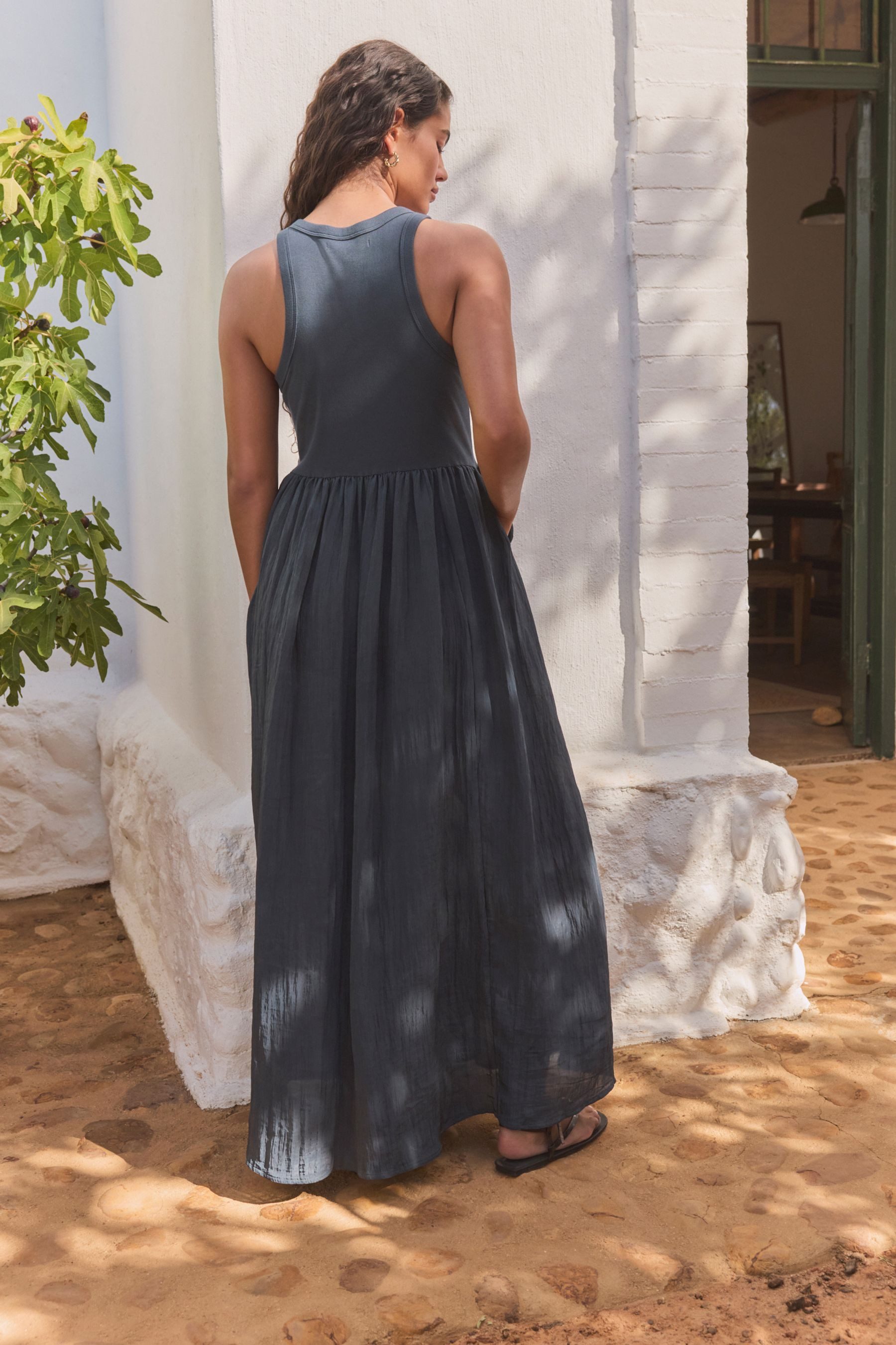 Next Midikleid Jersey-Midikleid in Knitteroptik aus günstig online kaufen