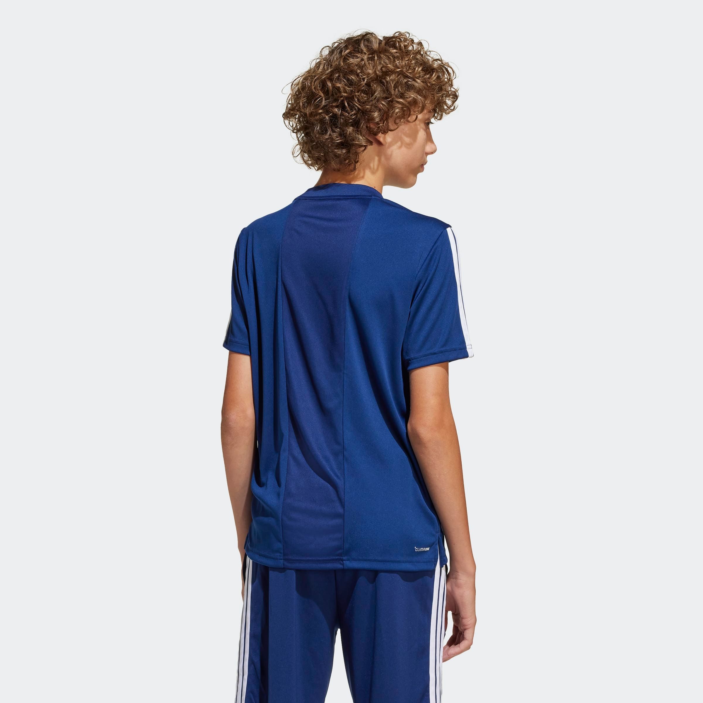 adidas Sportswear T-Shirt TRAIN ESSENTIALS 3-STREIFEN KIDS für Kinder, mit Rundhalsausschnitt, ohne Verschluss, aus Polyester