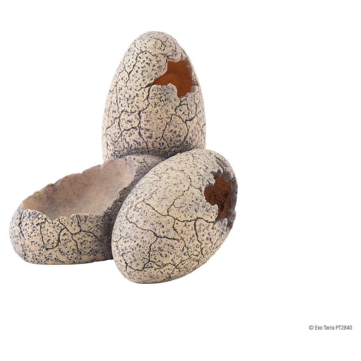 Terrariendeko Dinosaur Eggs - fossiles Versteck, 14 x 11,5 x 11 cm
