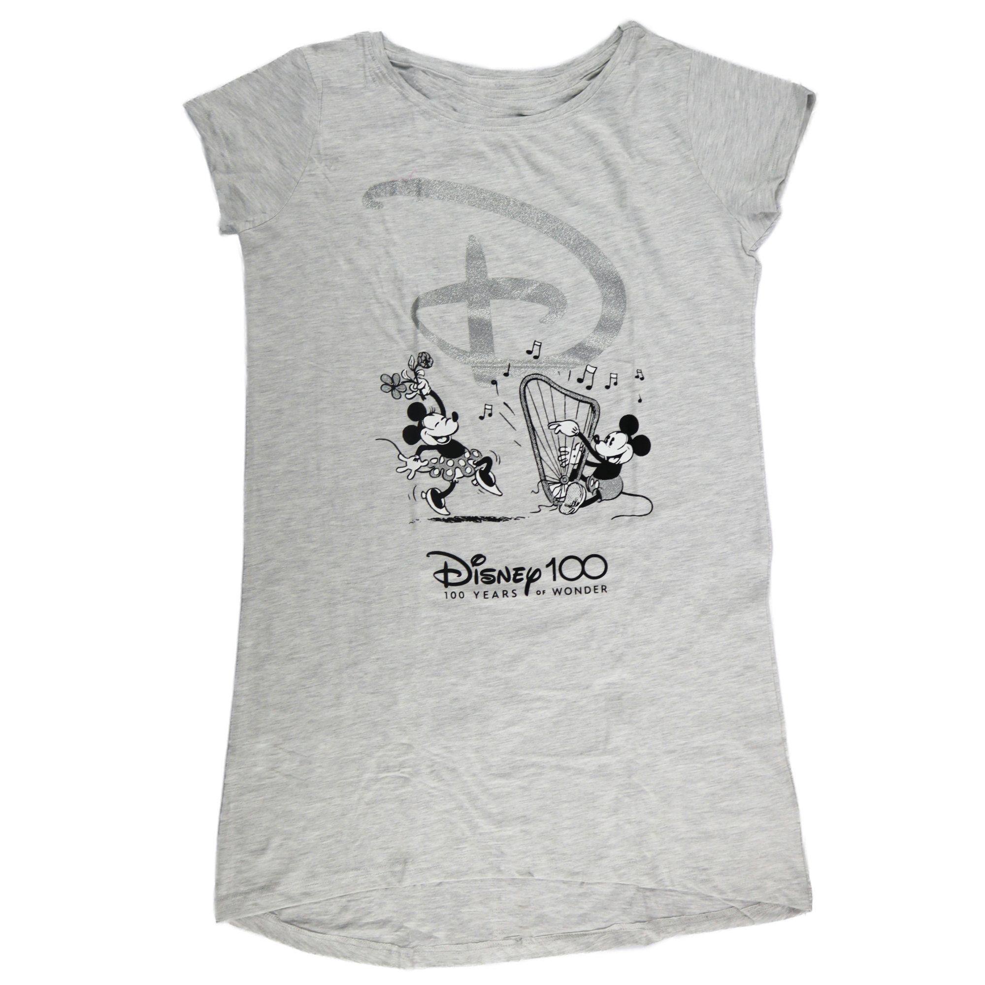 Disney Schlafanzug Disney 100 Years Gr. Damen S Schlafshirt XL kurzarm Mickey Minnie bis Maus