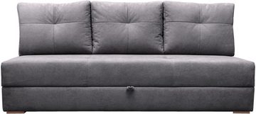 Beautysofa 3-Sitzer Dafne, mit Bettkasten, Schlaffunktion, Couch, Schlafsofa, Sofa