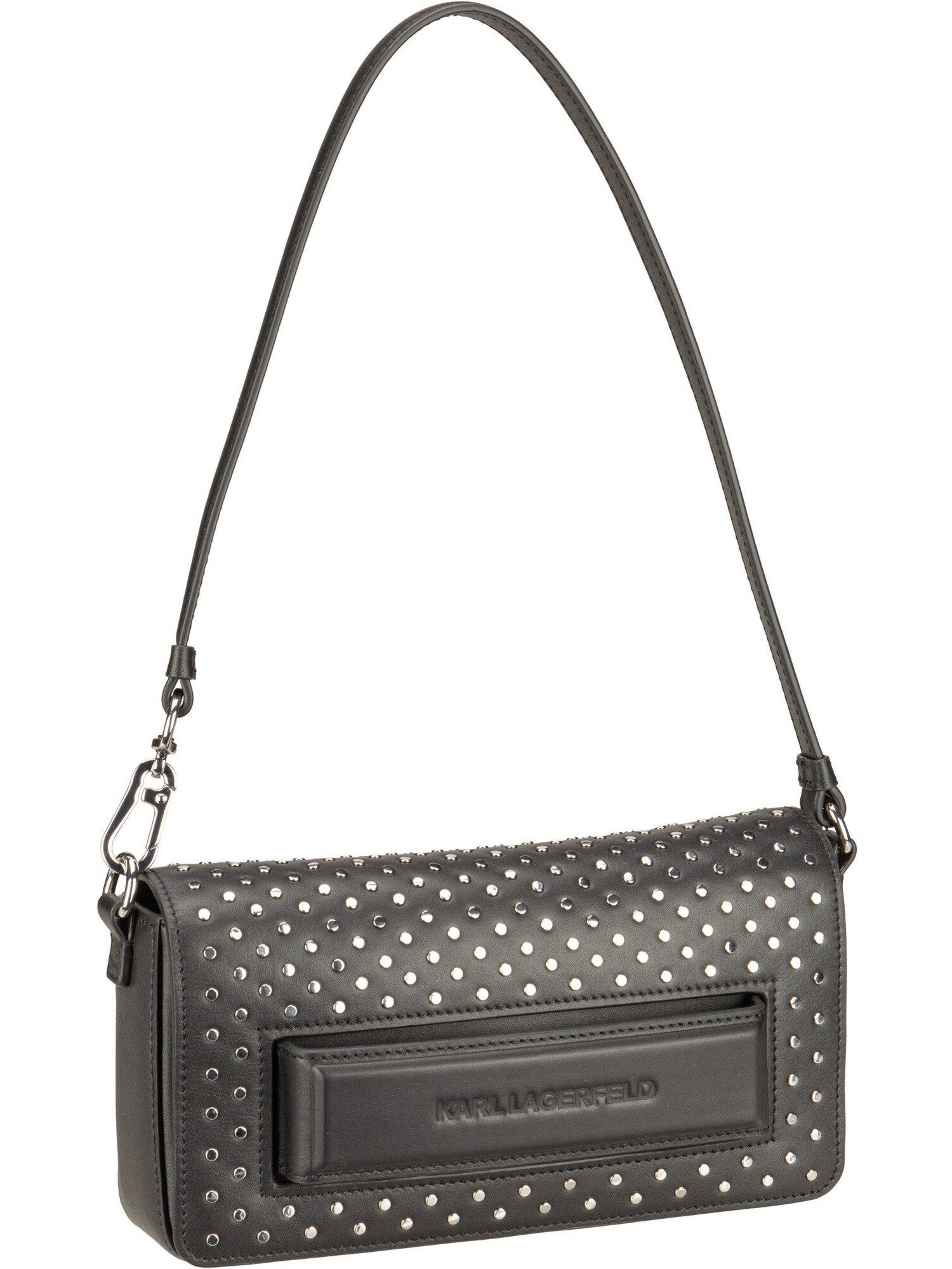 KARL LAGERFELD Handtasche Ikon/K Soft Shoulderbag Studs, Abendtasche