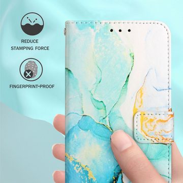 König Design Handyhülle Samsung Galaxy A12, Schutzhülle Schutztasche Case Cover Etuis Wallet Klapptasche Bookstyle