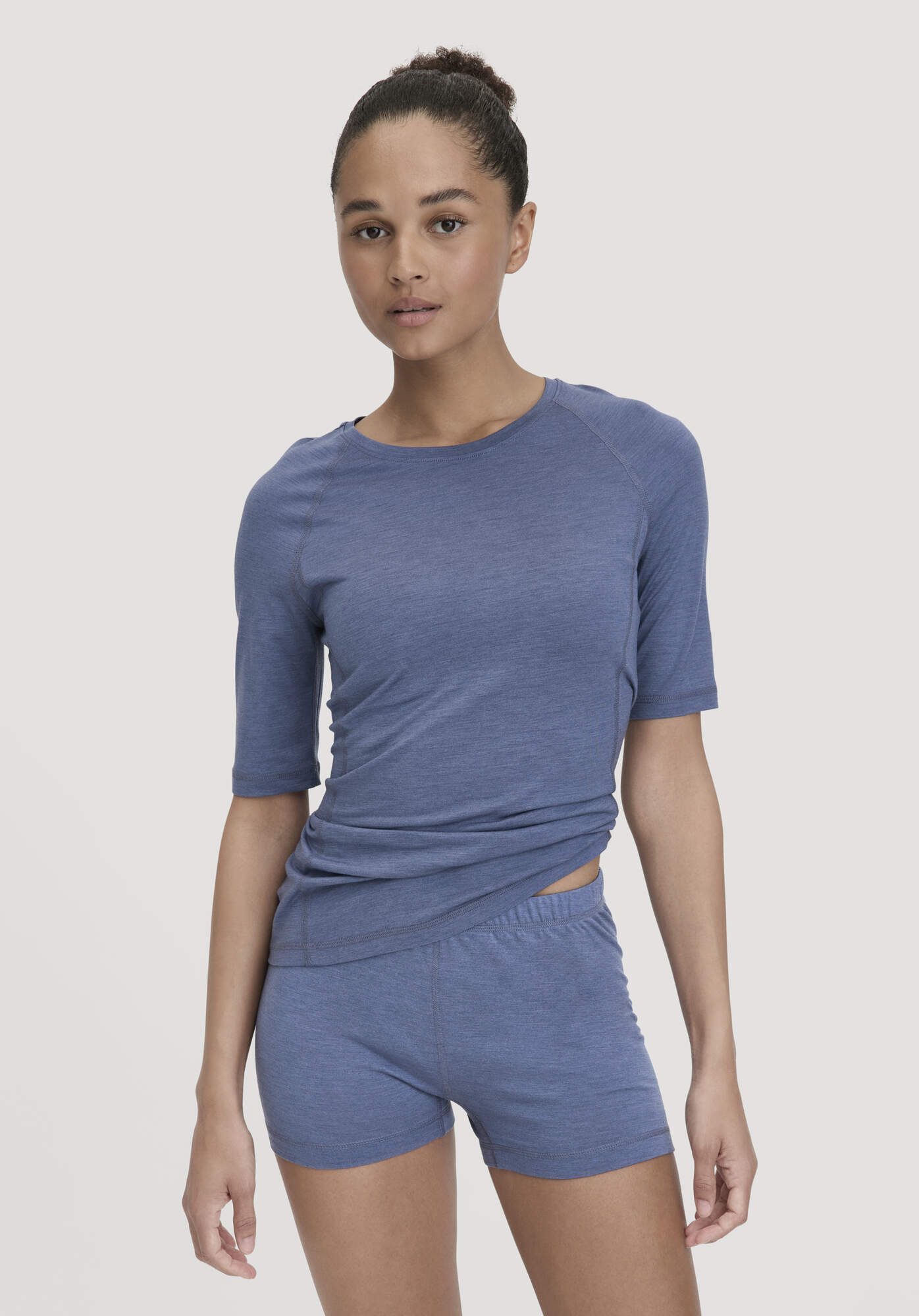 Hessnatur Slip Regular Cut aus Bio-Merinowolle mit Seide (1-St., Regular Cut aus Bio-Merinowolle mit Seide)