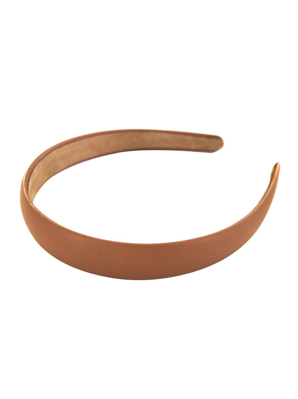 axy Haarreif Classic Vintage Haarreif in Kunstleder Optik, Damen Haareifen Haarband