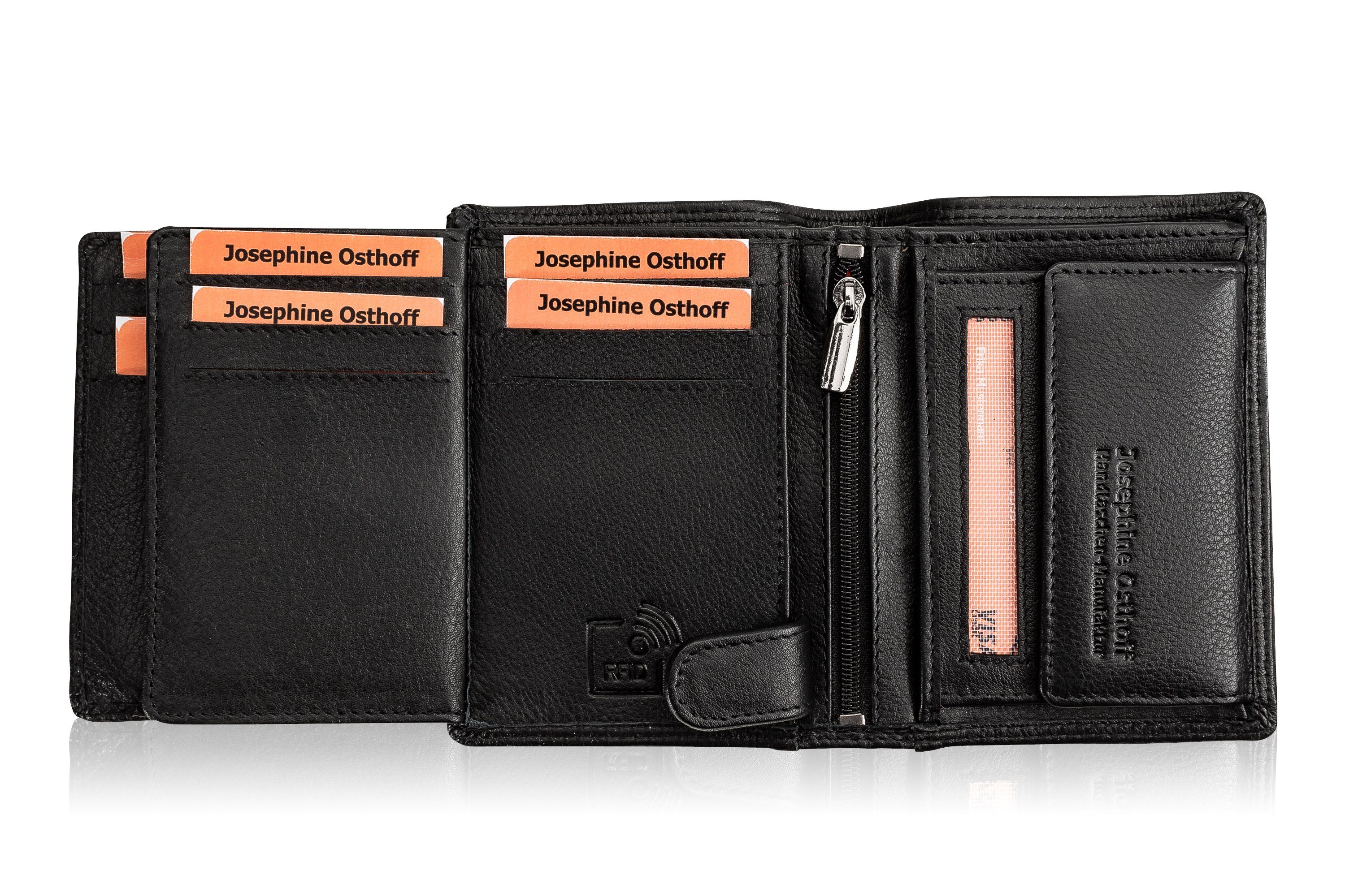 Josephine Osthoff Brieftasche Cash Geldbörse schwarz – Bild 5 von 5