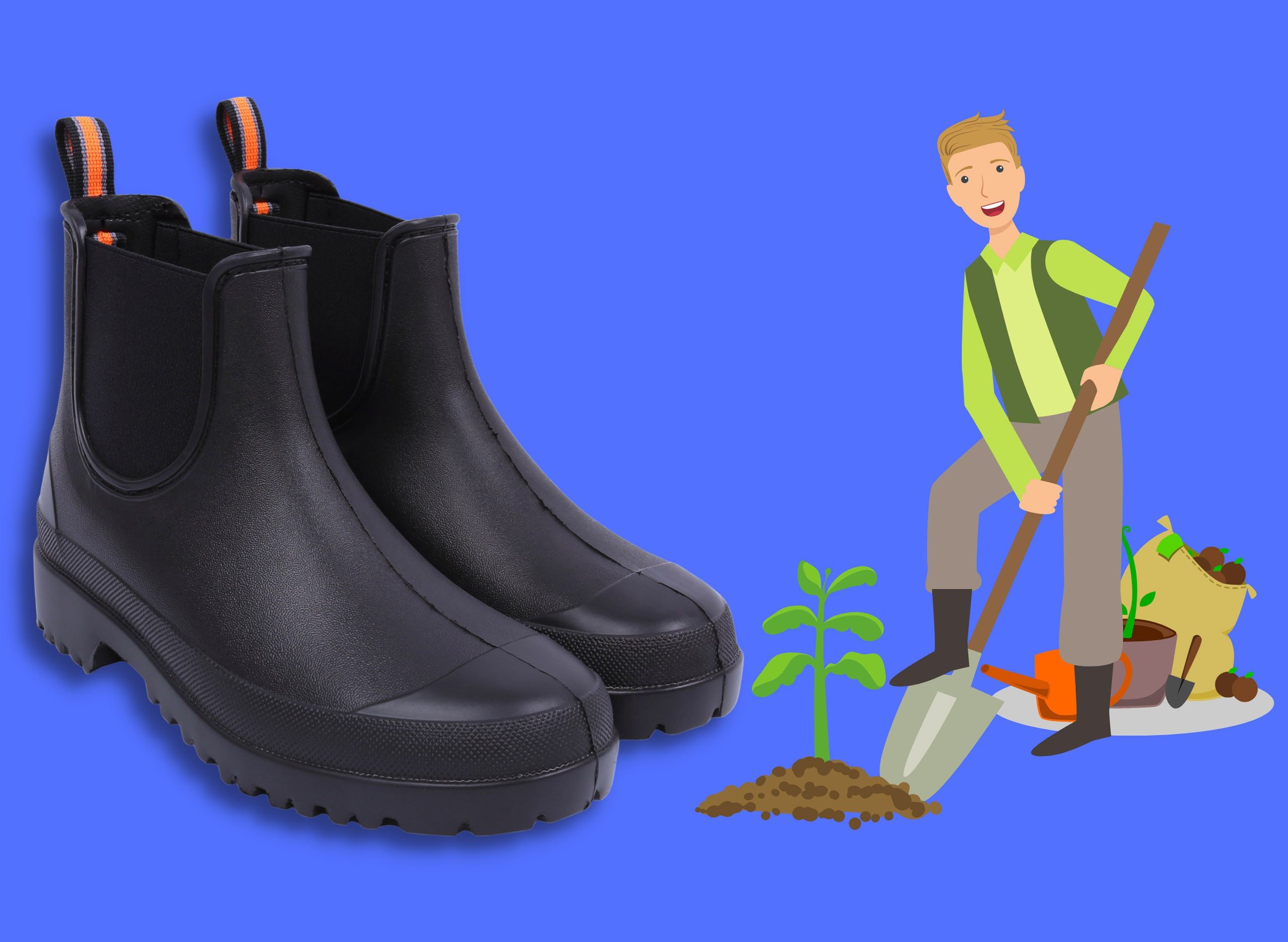 Sarcia.eu Schwarze Gummistiefel für Herren, Stiefeletten günstig online kaufen