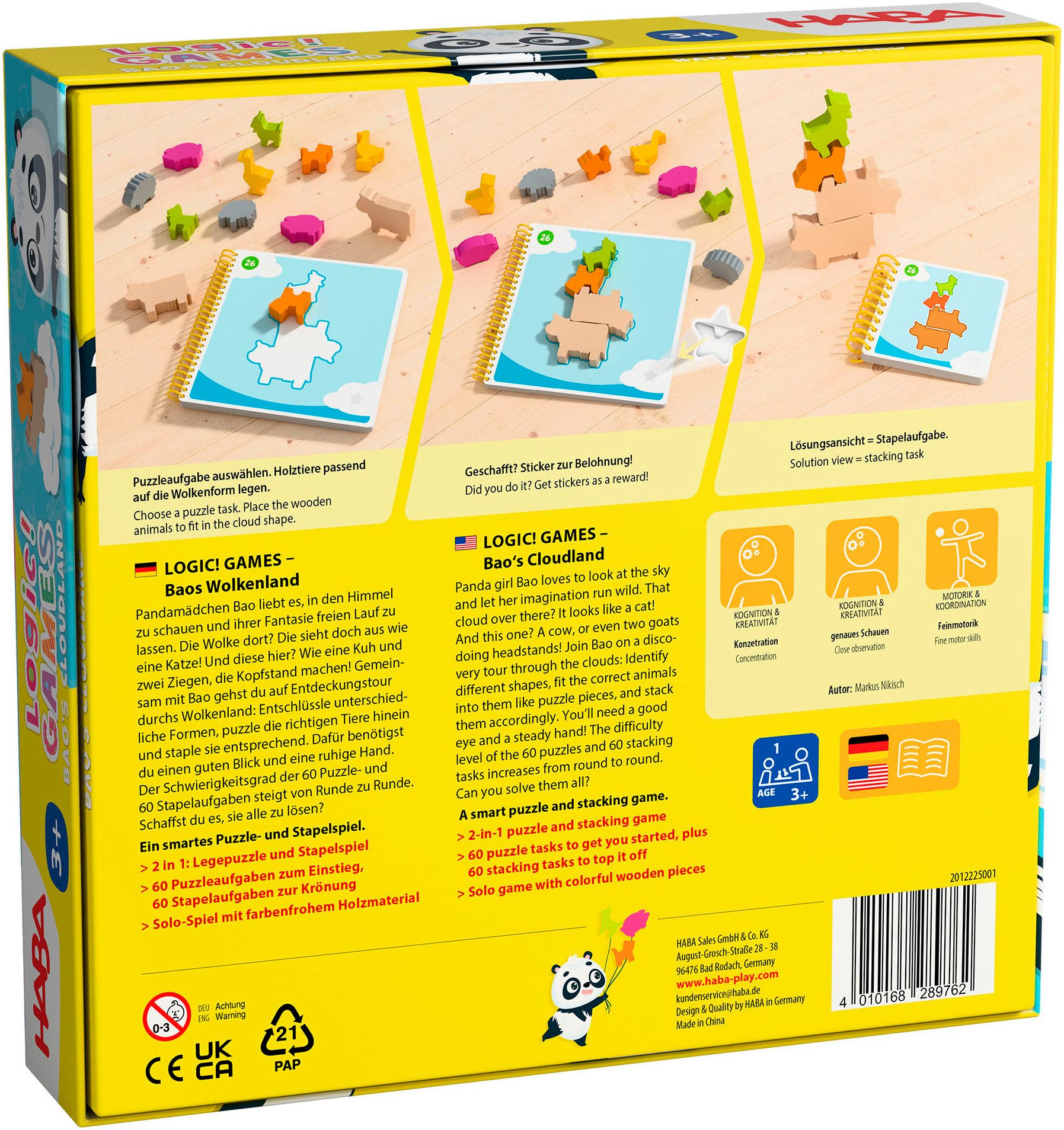 Haba Spiel Baos Wolkenland, Logic! GAMES