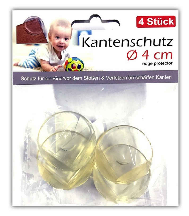 HAC24 Kindersicherung Tischkantenschutz Rund Kinder Baby Kantenschutz Eckenschutz, Ø 4 cm
