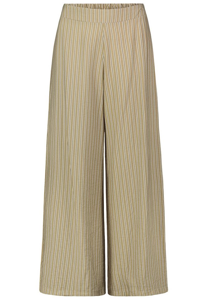 SUBLEVEL Stoffhose Modisches Streifenmuster mit elastischem für Damen Regular Fit gestreift elastisch durchgehend modisch-Style
