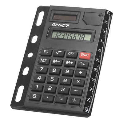 GENIE Taschenrechner 325, abheftbar mit Universallochung und Lineal