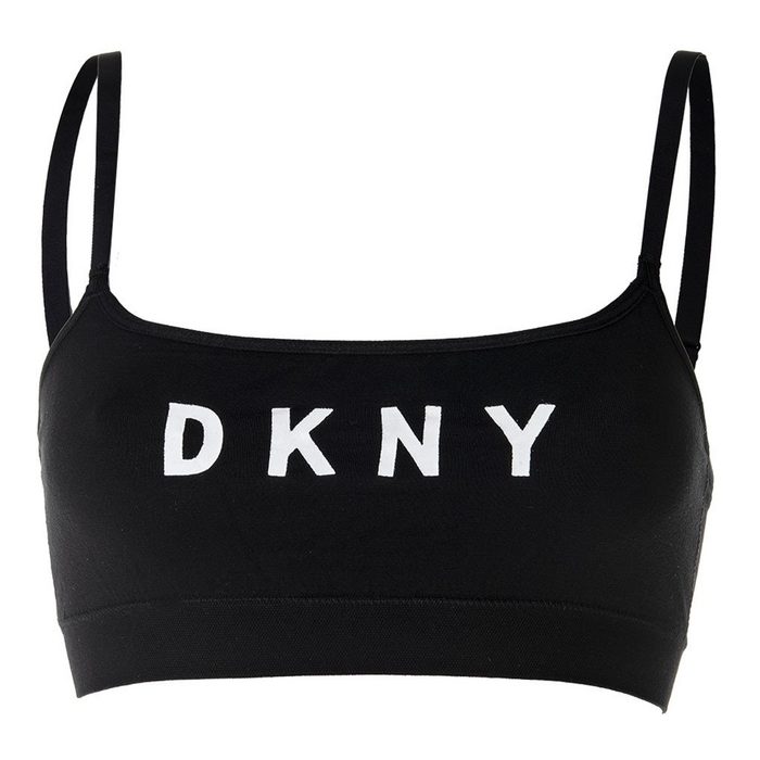 DKNY Bustier Damen Bustier - Bralette Bra Logo einfarbig