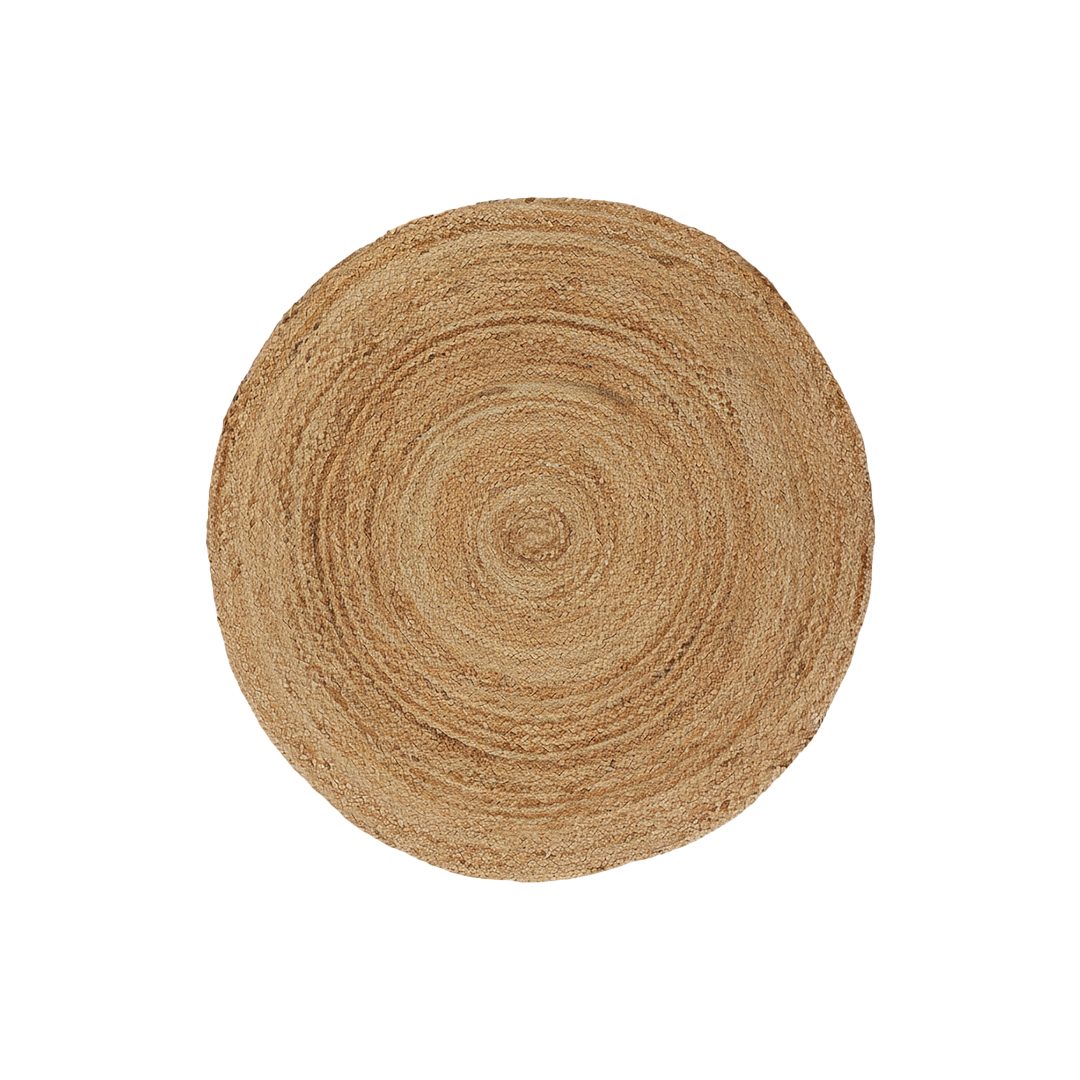Elegant Floors Teppich Elegant Floors® Runder Jute Teppich Natur, Handgefer günstig online kaufen
