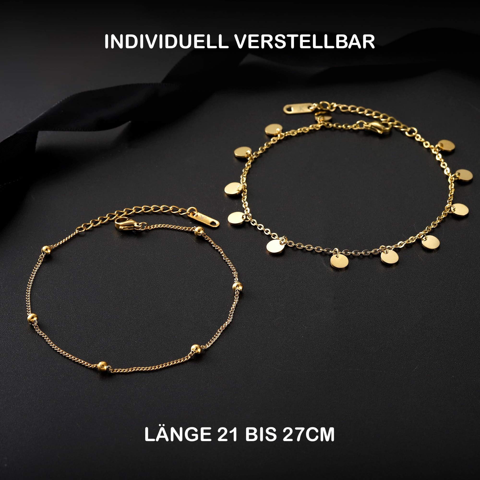 Kim Johanson Fußkette Pure (Set, 2-tlg), günstig online kaufen