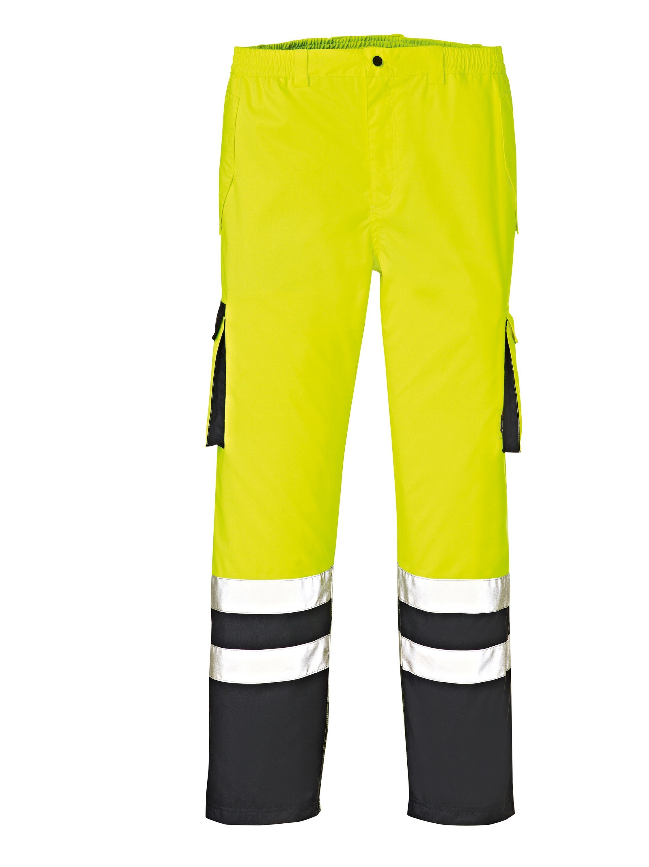 TRIZERATOP Arbeitshose Warn-Wetterschutz-Bundhose BALTIMORE leuchtgelb/navy Größe XXL (1-tlg)