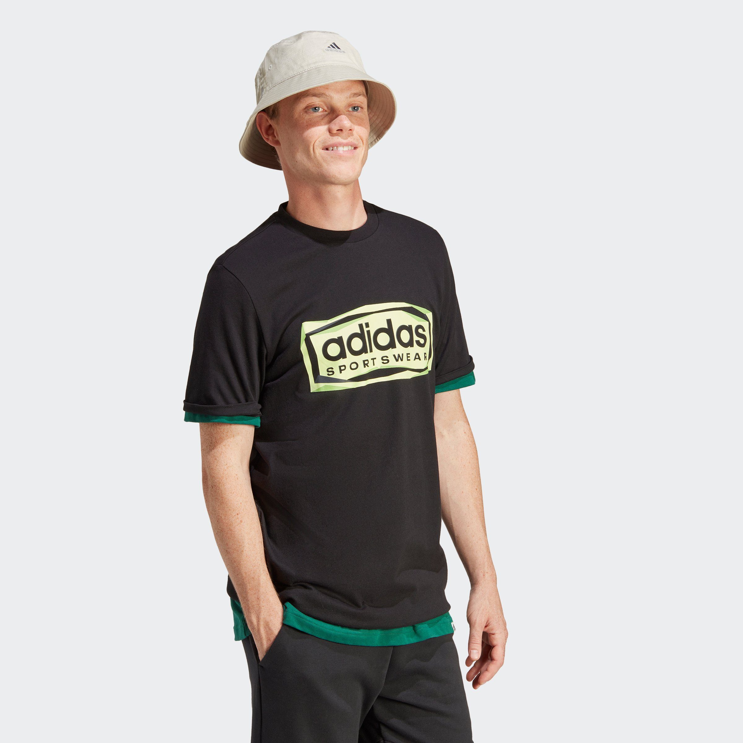 adidas Sportswear T-Shirt M FLD LOGO SPW BLACK
