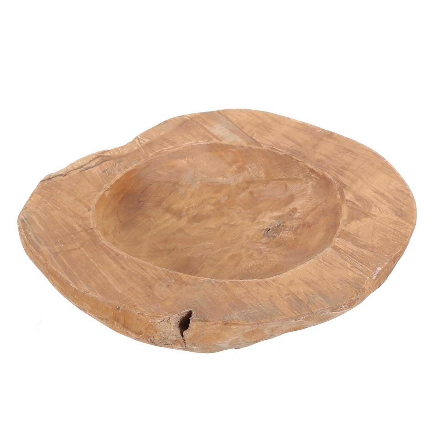 Casa Moro Dekoschale Holz Schale Diego Obstschale massiv Obstteller Schüssel, aus Massivholz gefertigt