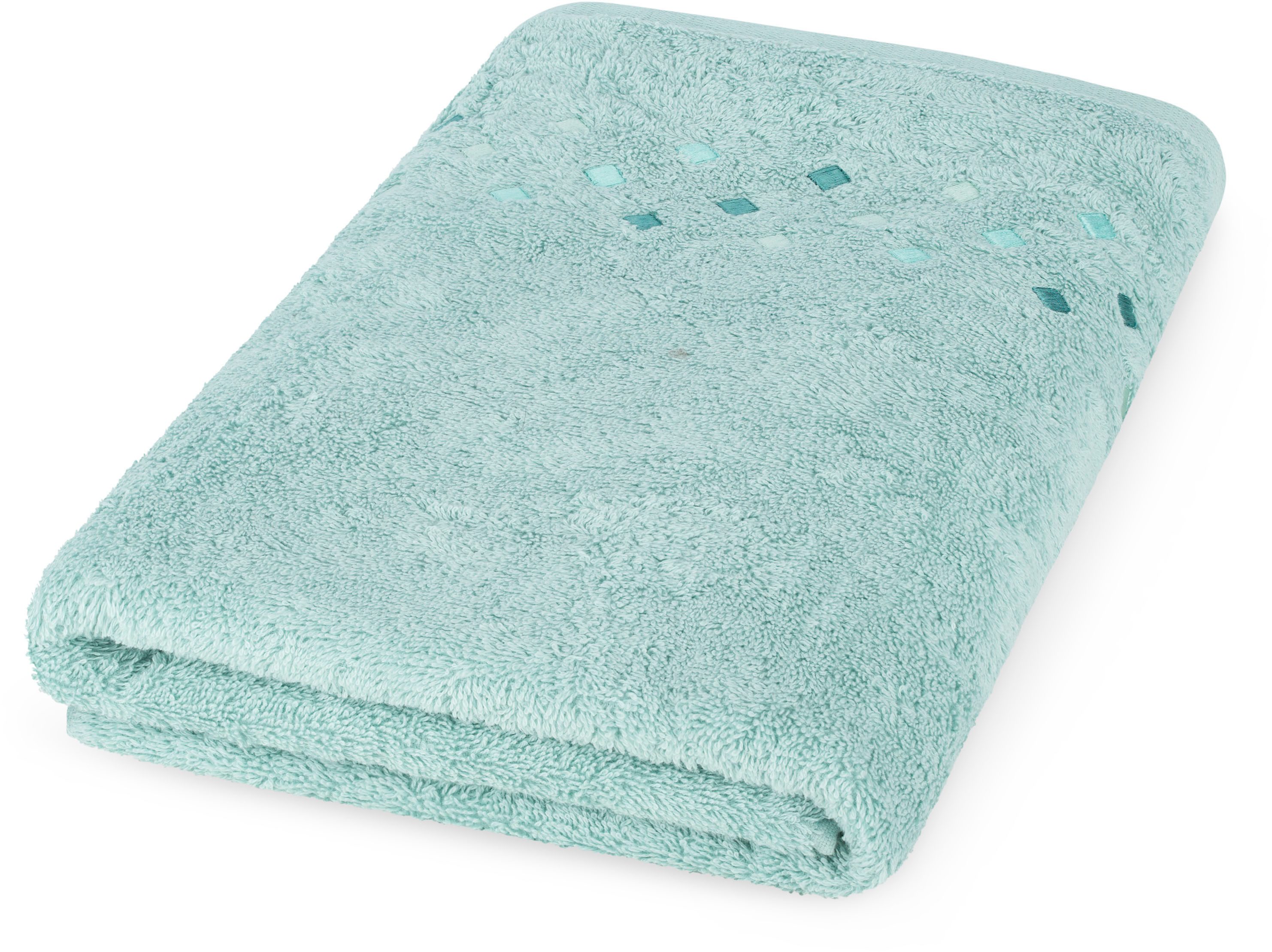 ROSS Duschtuch Stoneline, Frottier (Packung, 1-St), aus feinster Baumwolle