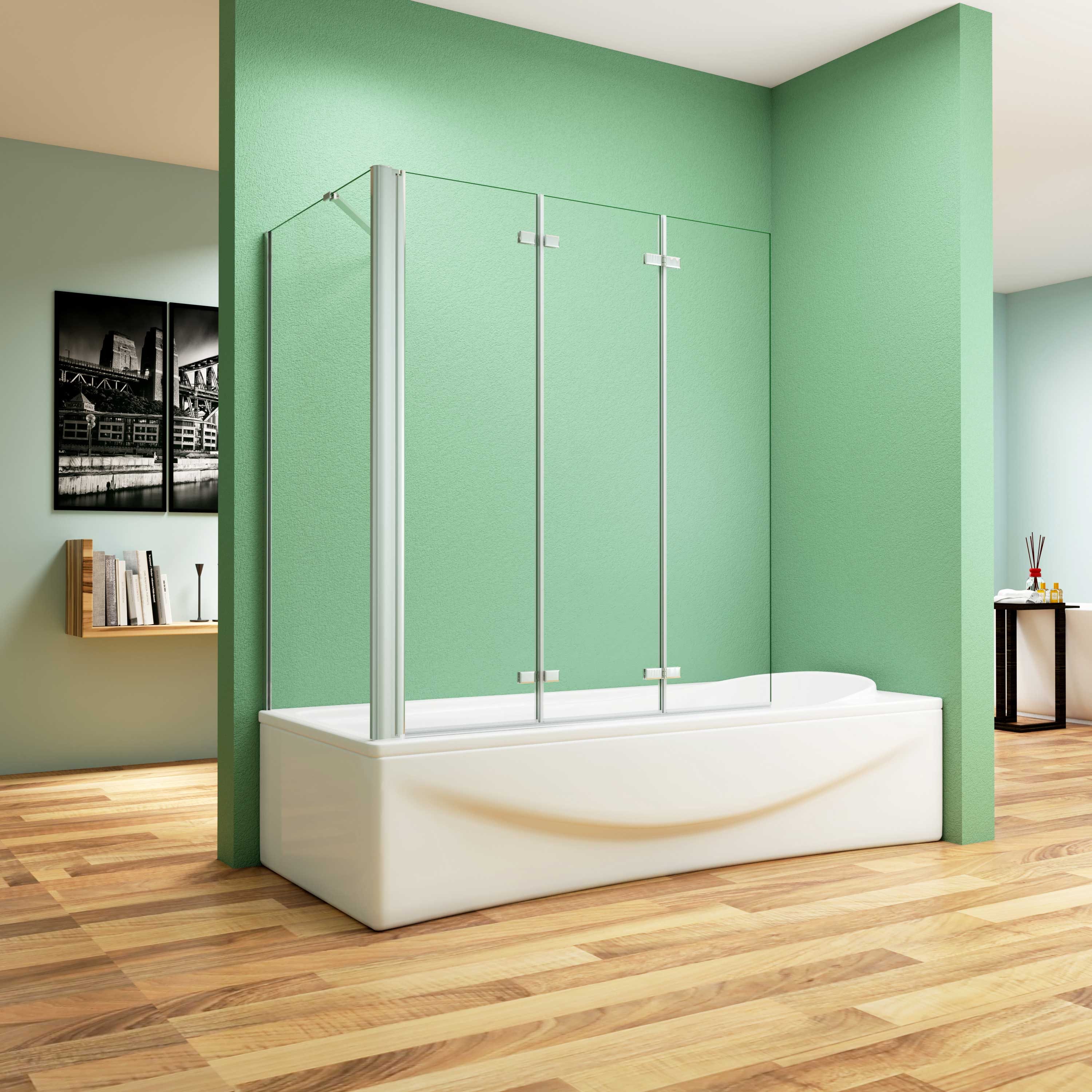 duschspa Badewannenaufsatz Faltwand mit Seitenwand Badewannenaufsatz Duscht günstig online kaufen