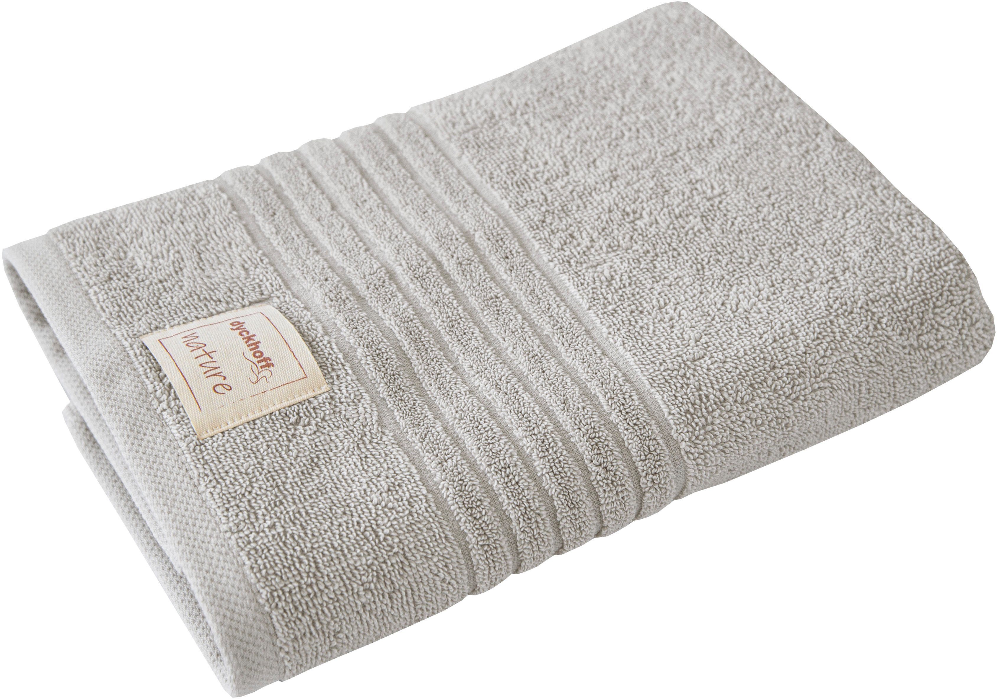 Dyckhoff Duschtuch Nature, Frottier (1-St) günstig online kaufen