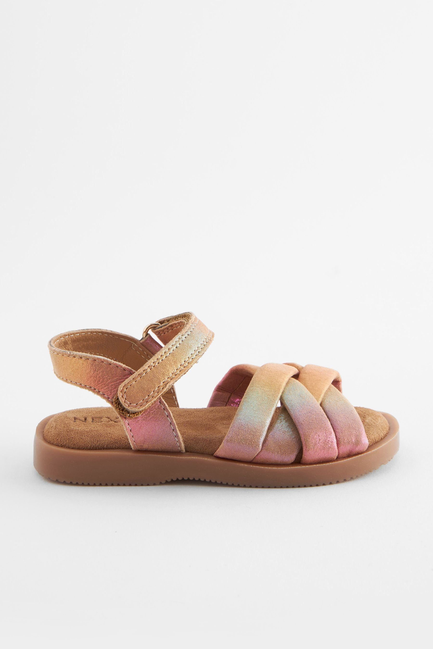 Next Ledersandalen im Webdesign Sandale (1-tlg)