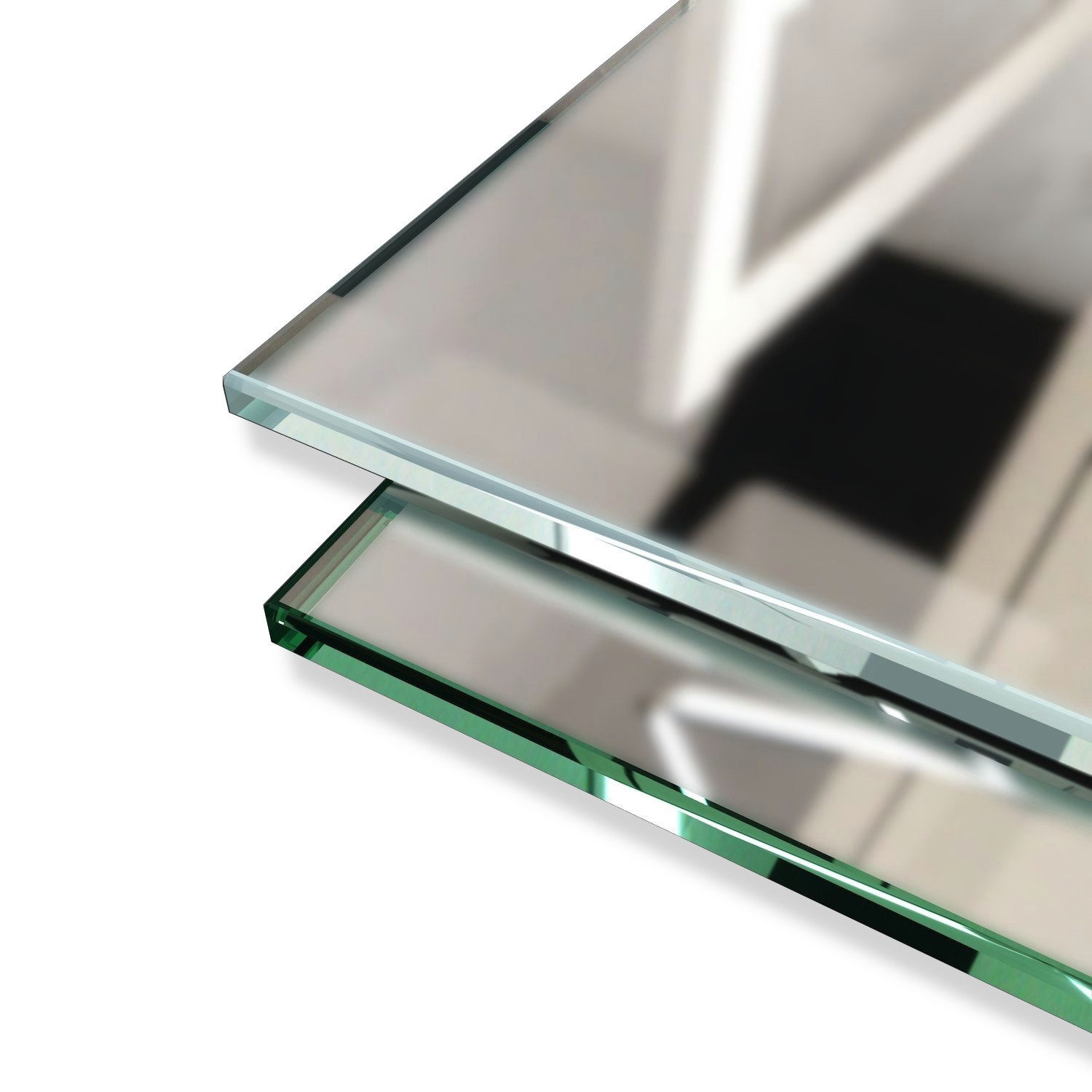 MySpiegel.de Wandspiegel Rahmenloser Clearwhite Premium Spiegel mit poliert günstig online kaufen