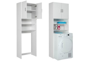 ebuy24 Badezimmer-Set Arconati Waschmaschinenüberbau 2 Türen, 2 offene F, (1-St)