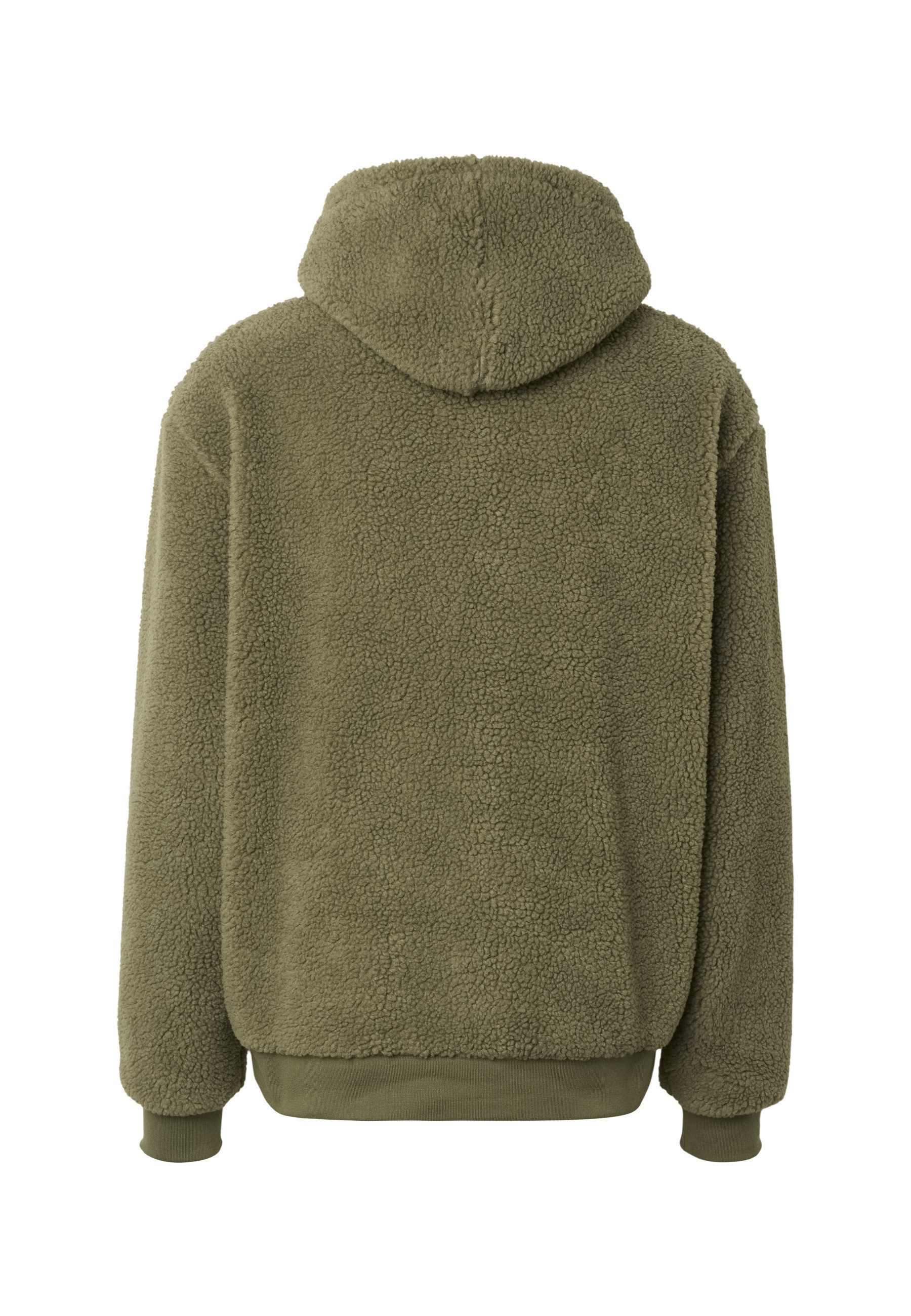 Karl Kani Rundhalspullover Karl Kani Herren KM213-064-1 Small Signature Teddy Hoodie (1-tlg)
