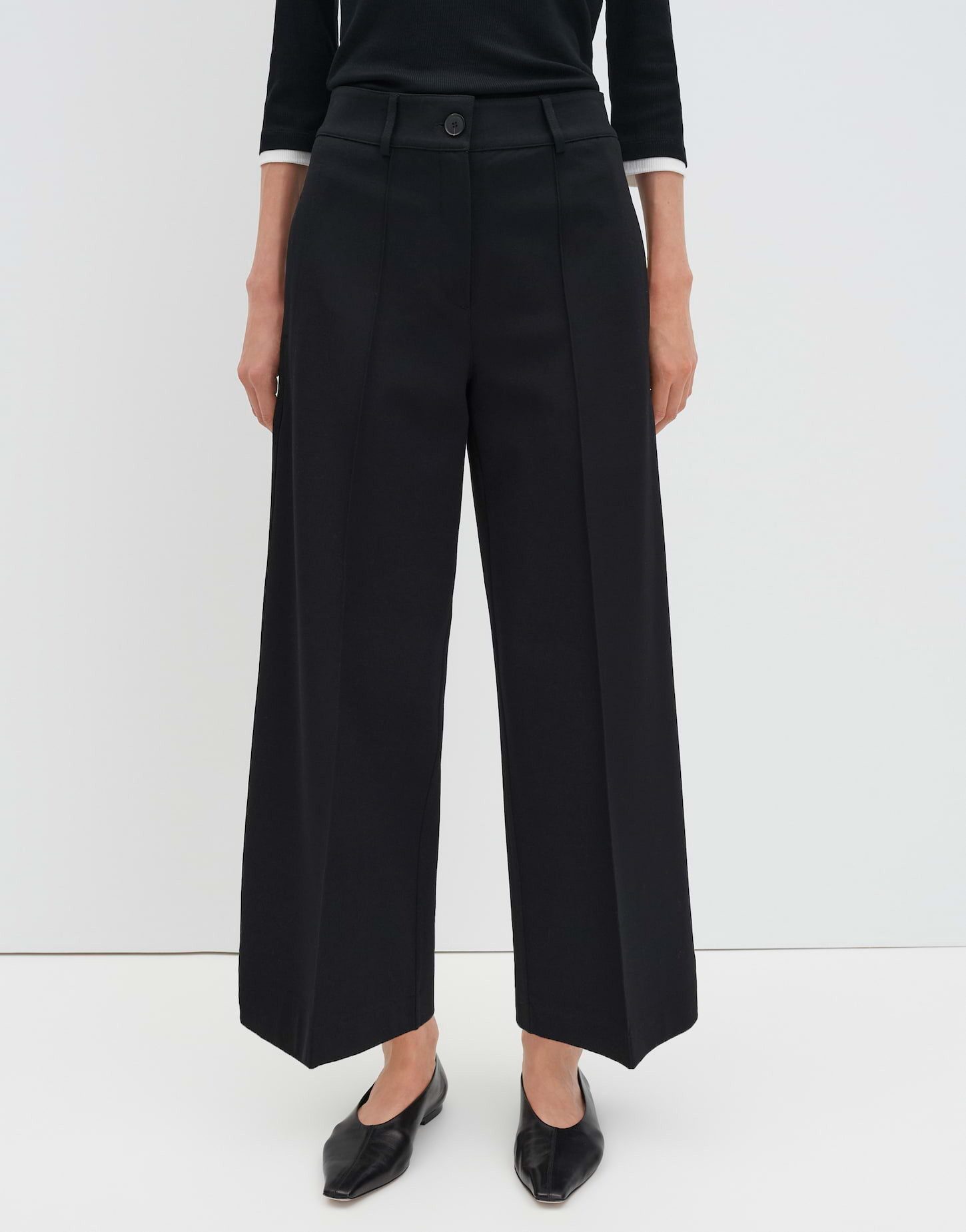 Stoffhose CATSBY REFINED mit abgesteppten Biesen