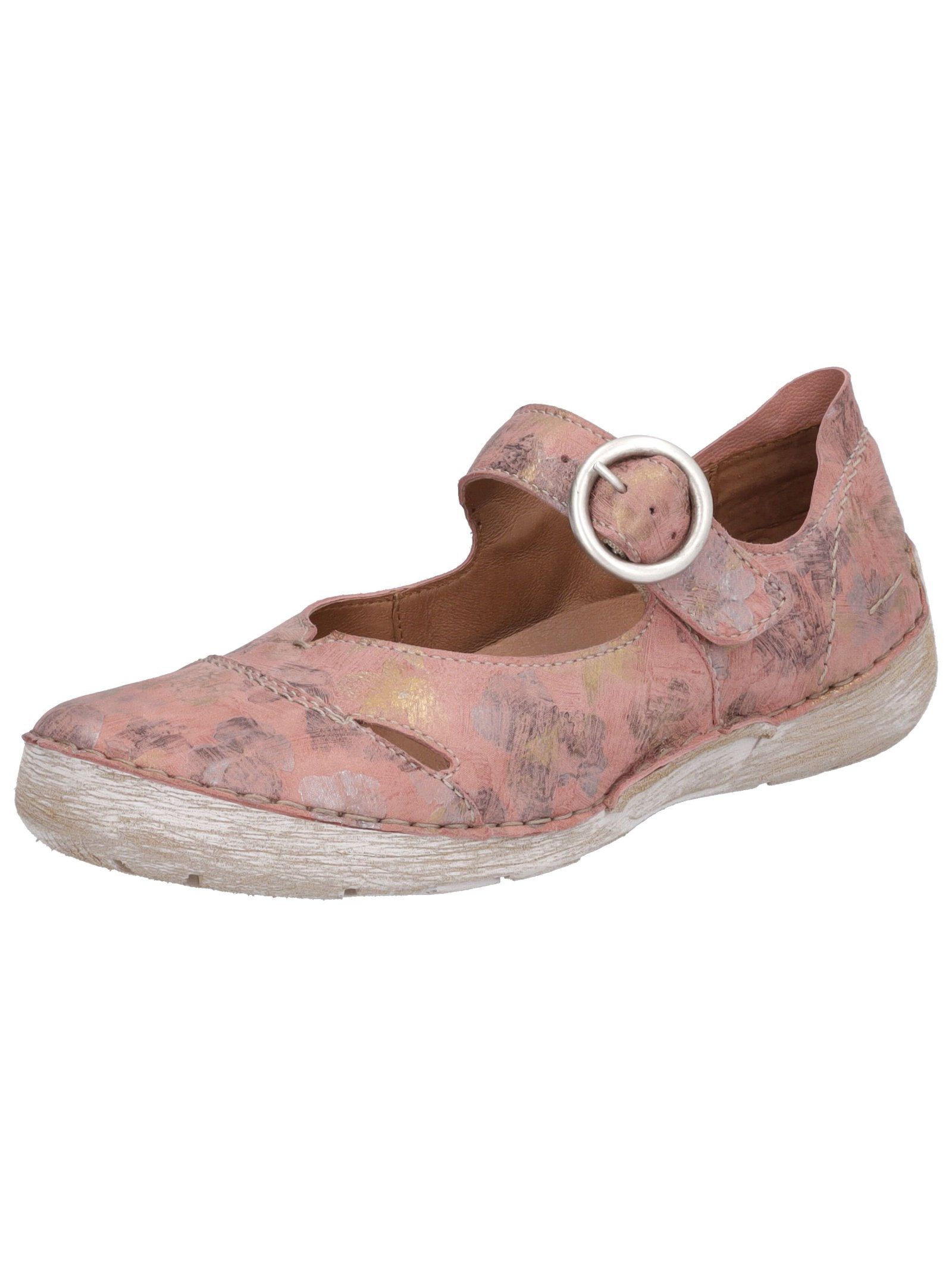 Ballerinas Leder Riemchenballerina