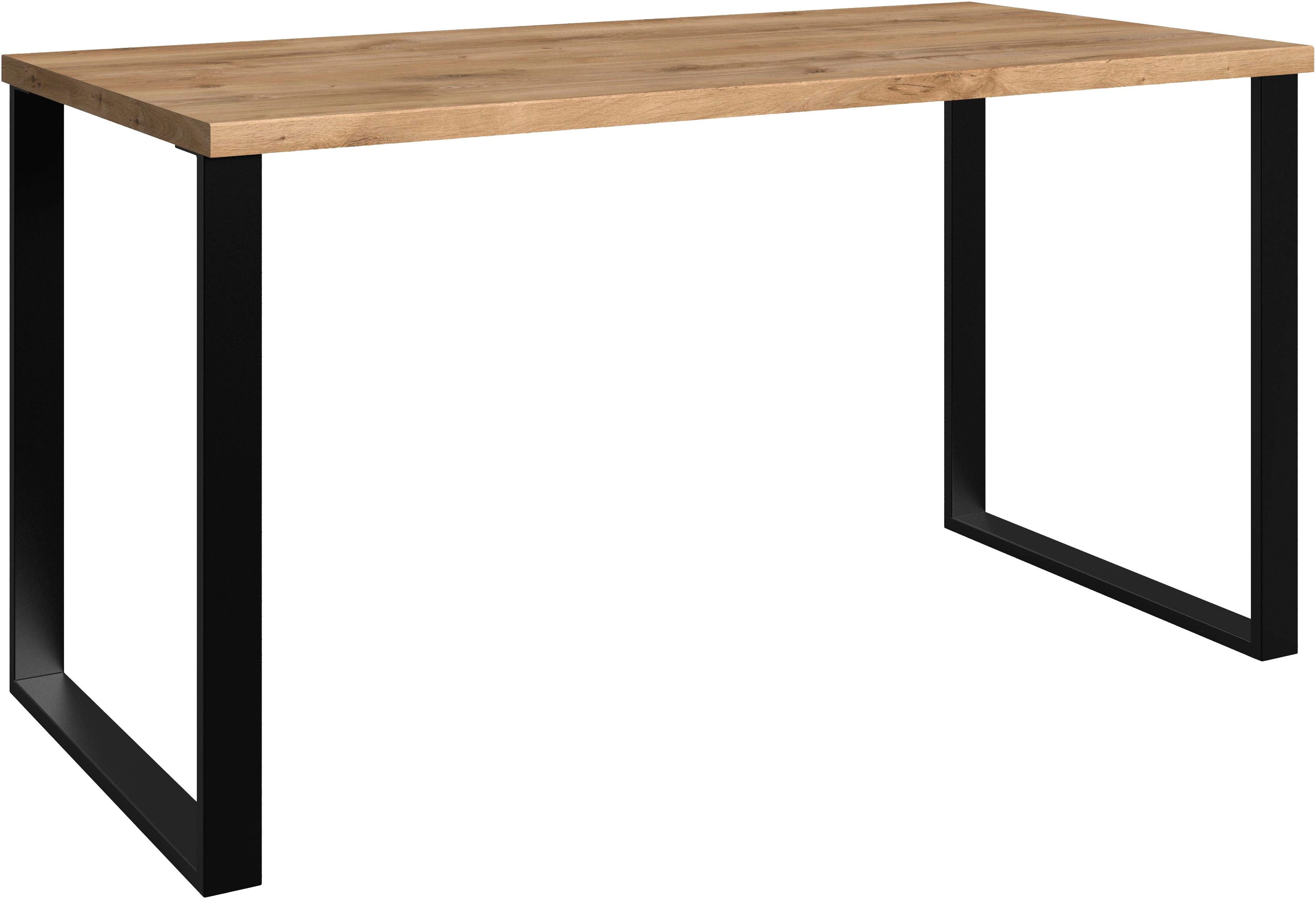 Wimex Schreibtisch Texel in der Breite 140cm, Metallgestell