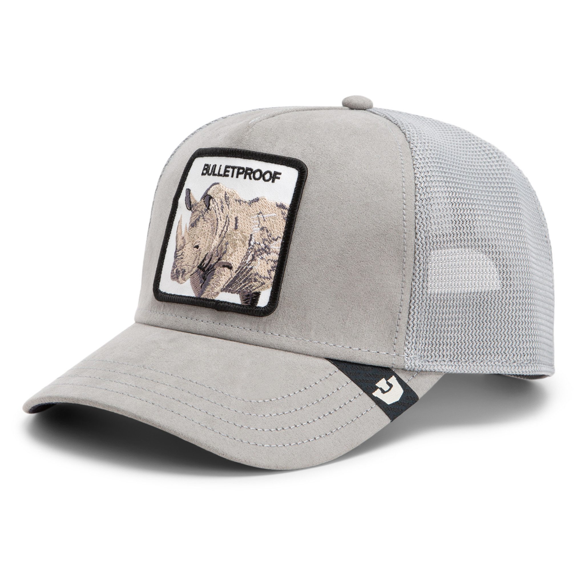 GOORIN Bros. Trucker Cap Goorin Bros. OG Trucker Cap Core Mesh Suede Rhino Gloss (Basecap, Basecap, Meshcap, Trucker Kappe) – Bild 2 von 5