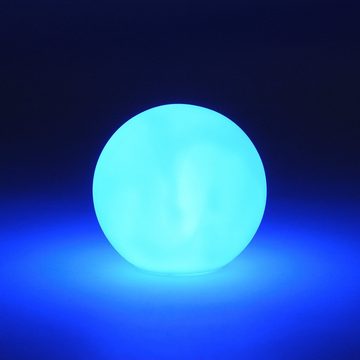 Levandeo® Nachttischlampe, LED Kugel 8cm Lampe Leuchtkugel Farbwechsel Stimmungskugel