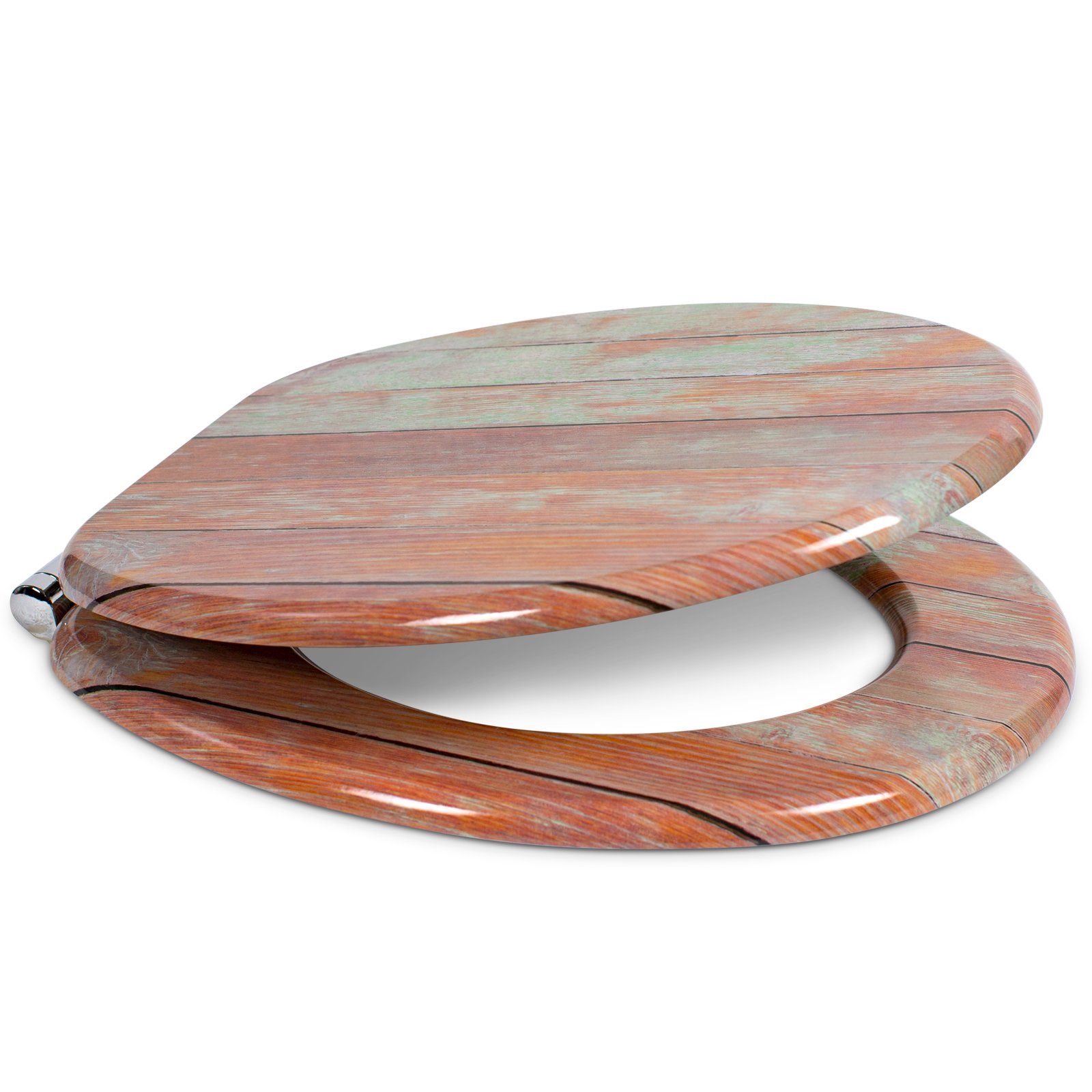 Sanfino WC-Sitz "Blue Wood" Premium Toilettendeckel günstig online kaufen