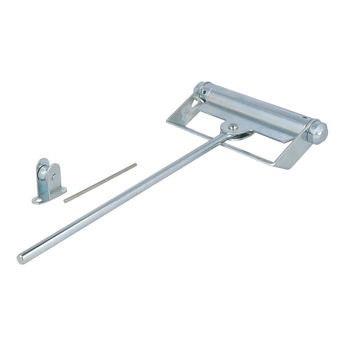 MS Beschläge Torschließer Stangentürschließer 60kg - Türfeder Stahl verzinkt, mit Gestänge, Türschließer DIN li & re - Türschließhilfe einstellbar