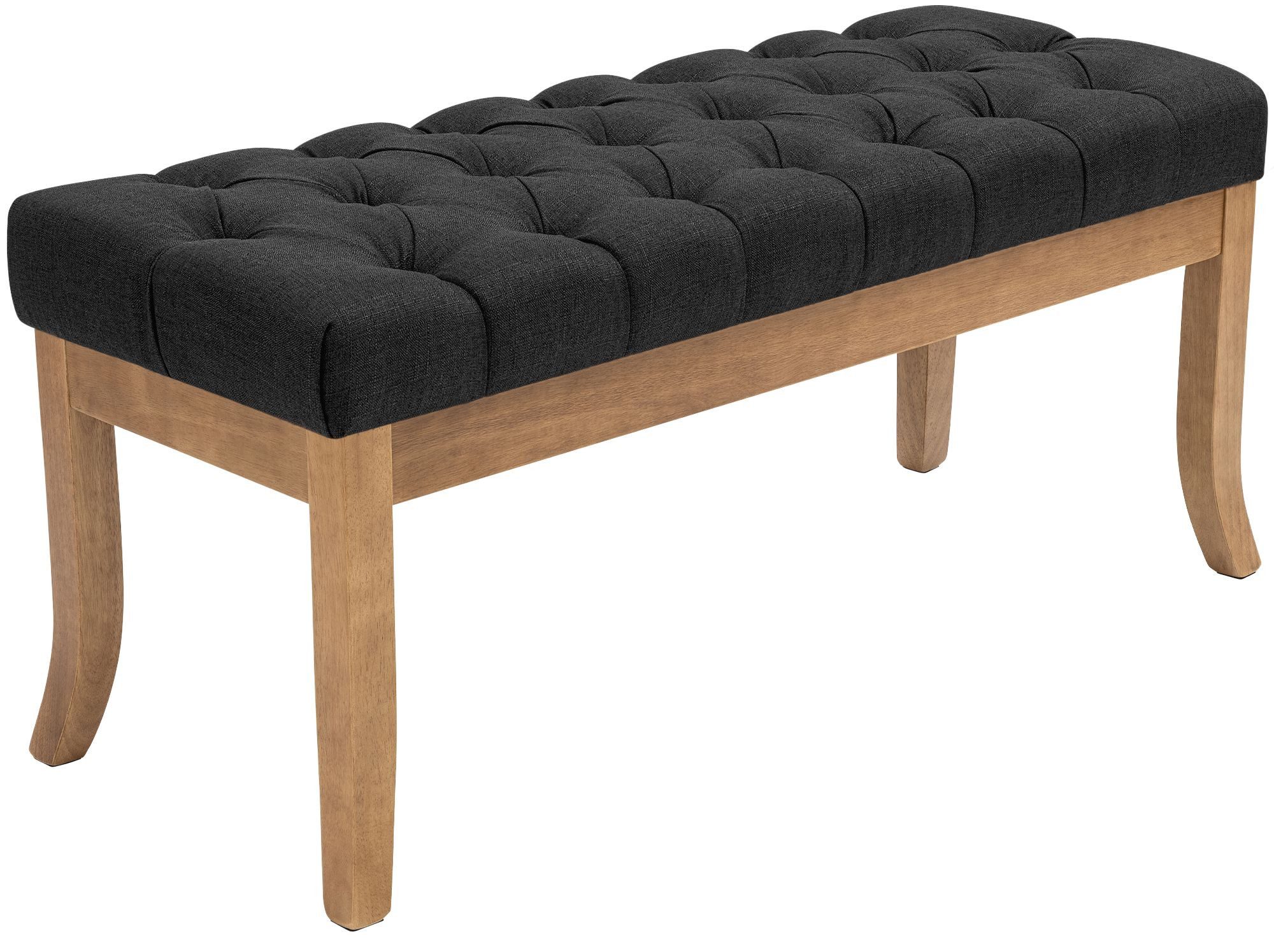 CLP Sitzbank Ramses Stoff antik-hell (1er), Stoff, helles Holzgestell, bodenschonend