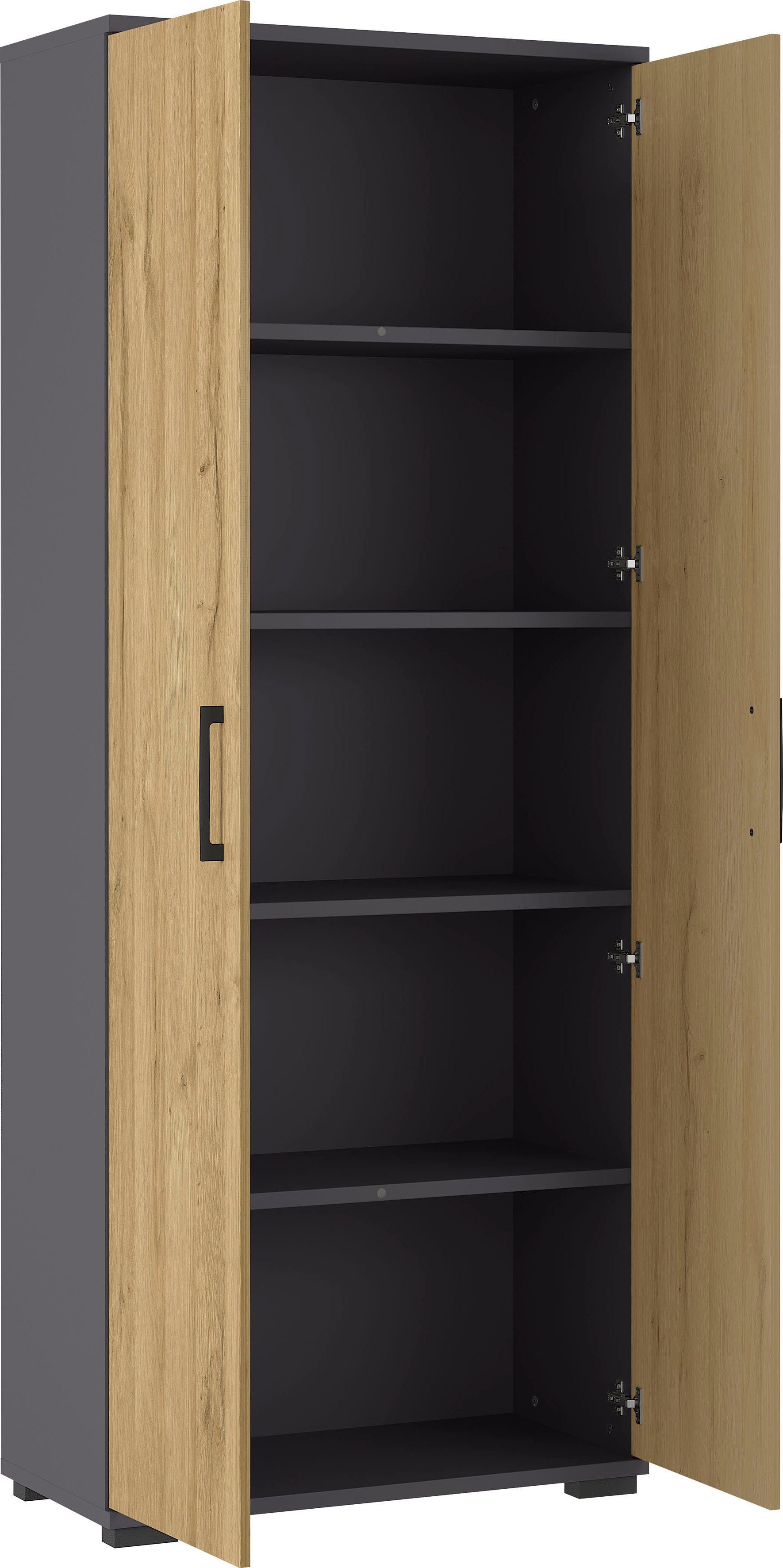 GERMANIA Aktenschrank | Graphit Graphit/Grandson-Eiche-Nb. Profi 2.0