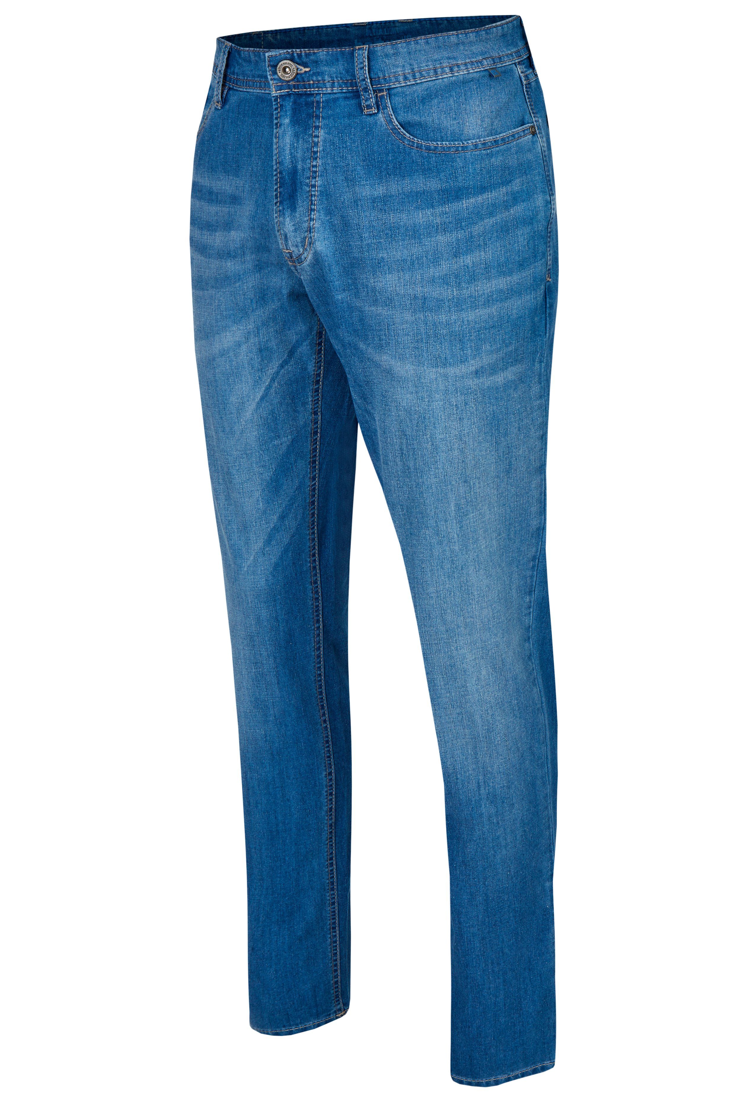 Hattric 5-Pocket-Jeans HATTRIC HUNTER blue bleached günstig online kaufen