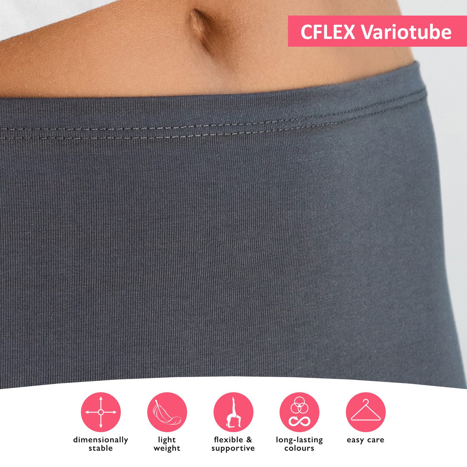 CFLEX Bandeautop Variotube Damen Tube-Oberteil, Shirtverlängerung & Minirock