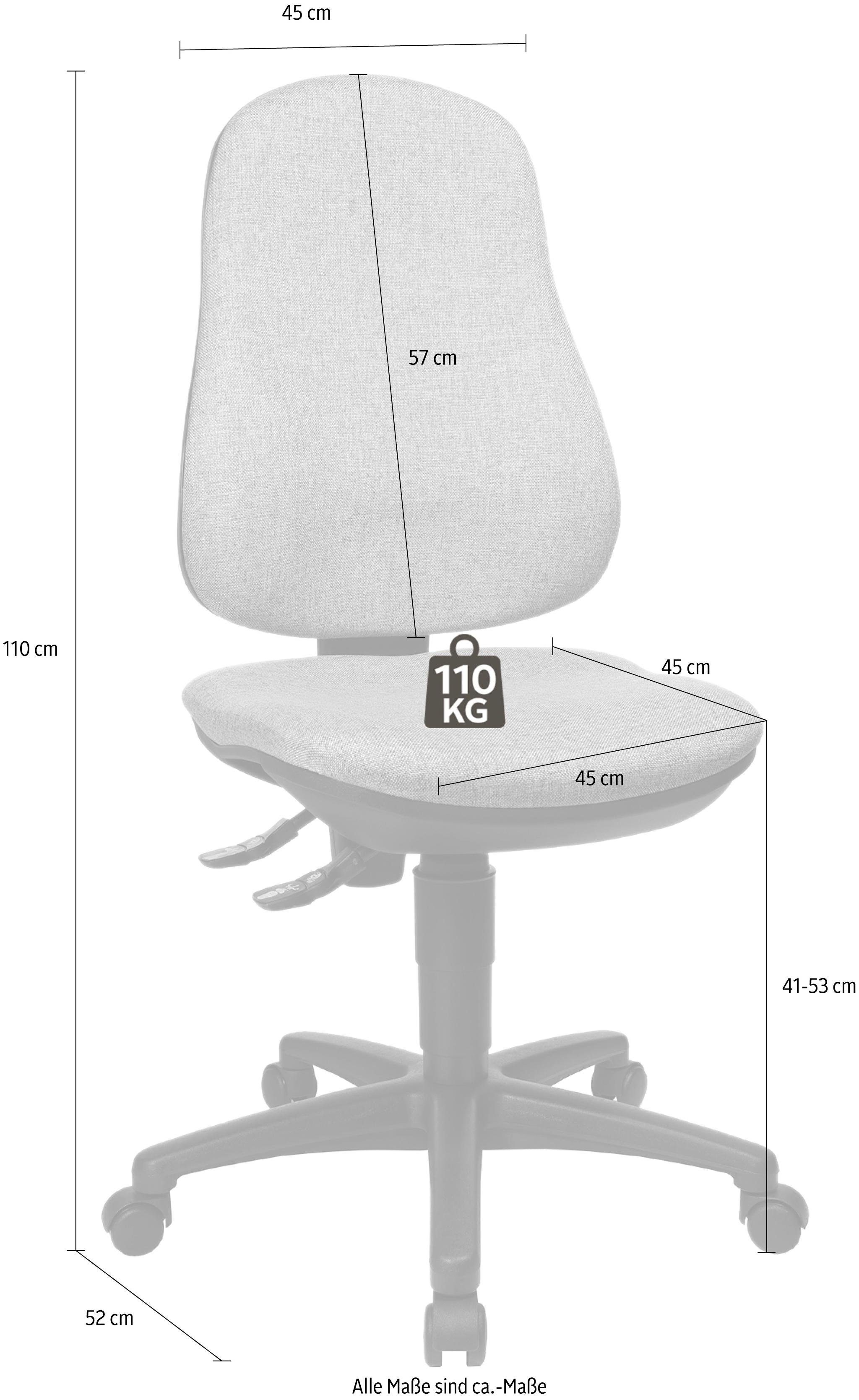 70 Point TOPSTAR Bürostuhl hellgrau