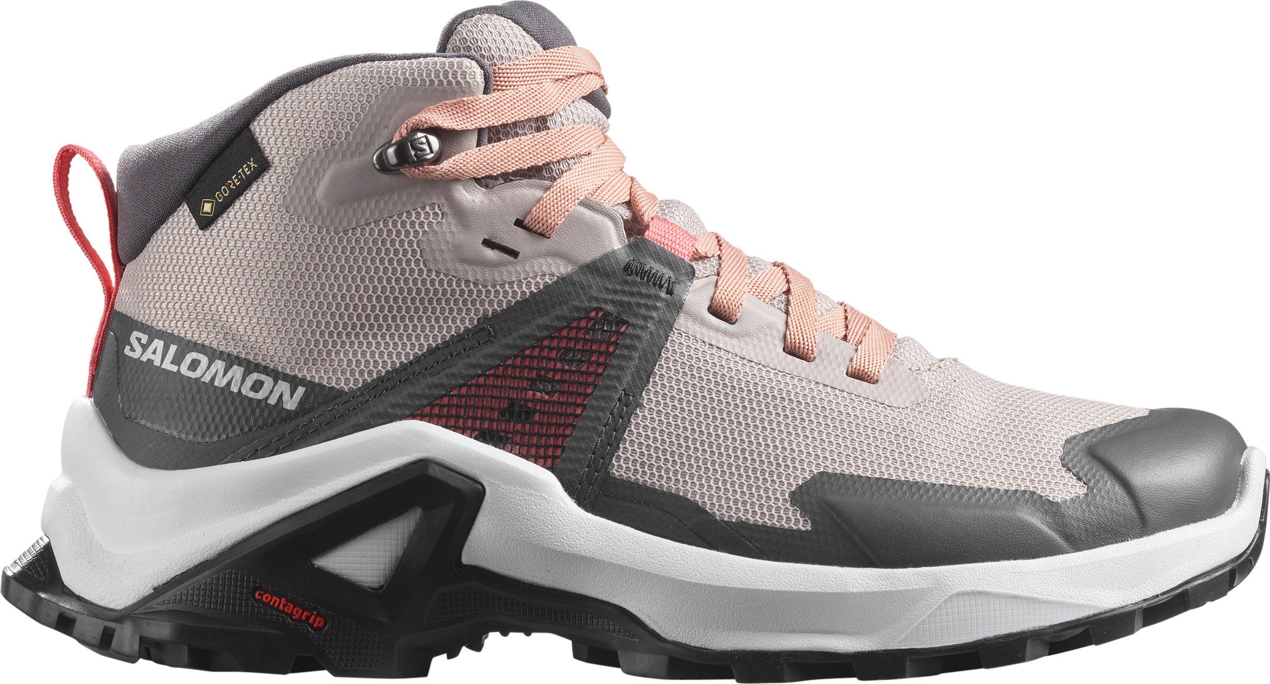 Salomon SHOES X RAISE MID GTX J Ashes Of Roses Trekkingschuh