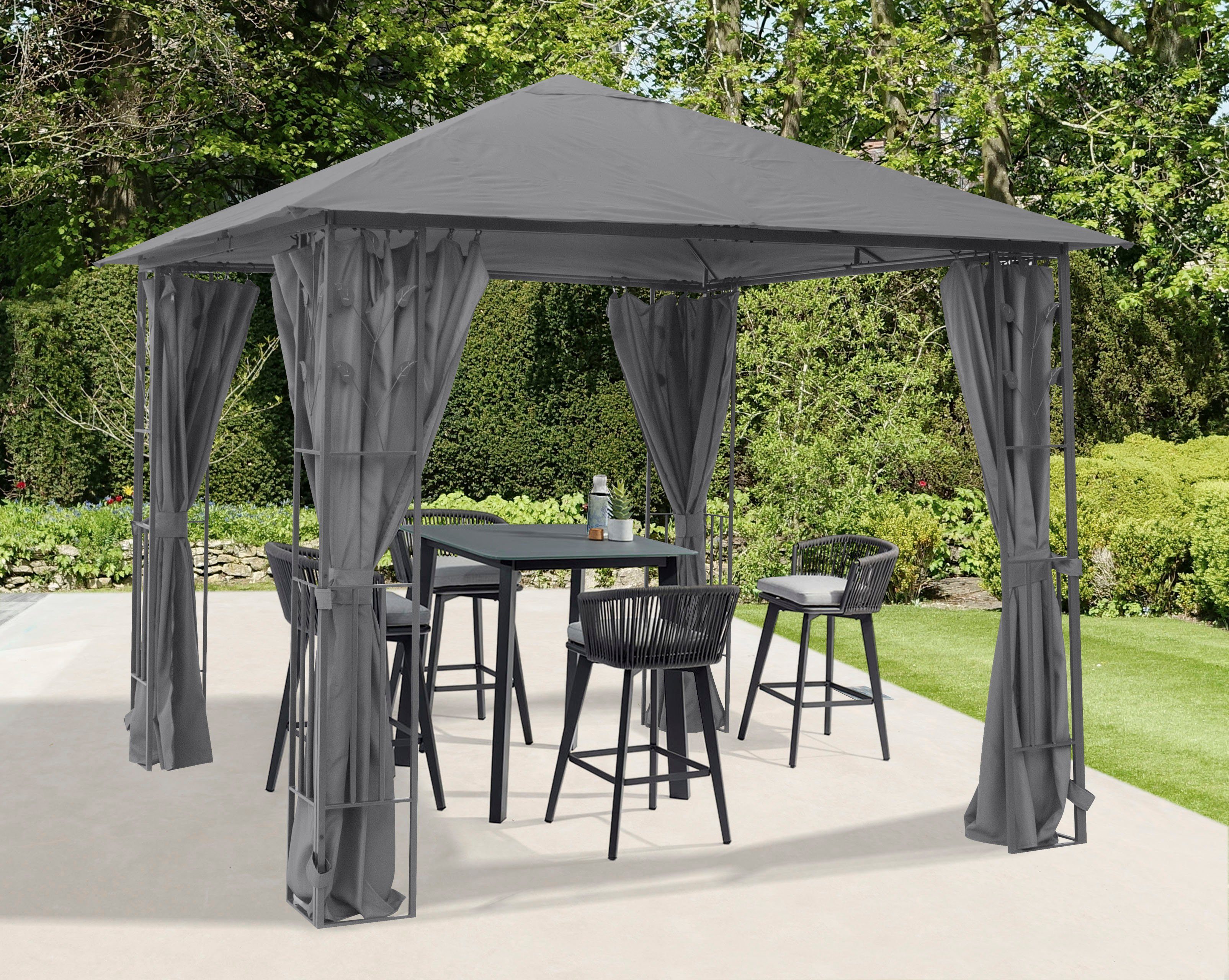 KONIFERA Pavillon Athen, BxT: 300x300 cm, günstig online kaufen