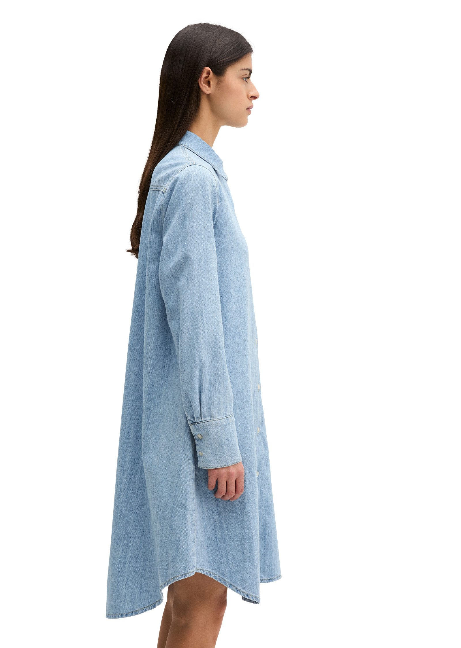 Marc O'Polo Jeanskleid aus fließendem Organic Cotton günstig online kaufen