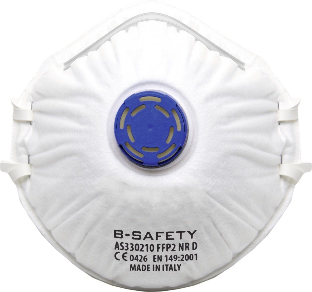 Hinweisschild pure breath Atemschutzmaske mit Ausatemventil, Schutzstufe FFP2