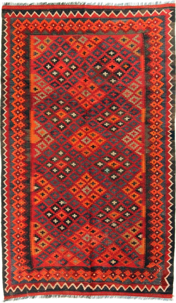 Orientteppich Kelim Afghan Antik 137x223 Handgewebter Orientteppich, Nain Trading, rechteckig, Höhe: 3 mm