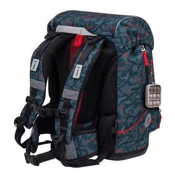 Belmil Rucksack Rucksack Motion ergonomisches Schulranzen Set 5-teilig Red Dots