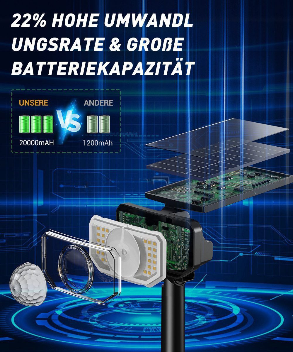 Quntis Gartenleuchte 6/12 Stück Solarleuchte mit günstig online kaufen
